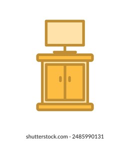 television table icon vector design template elegant style