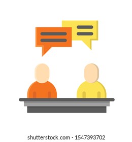 Television and technology related character vector in flat design