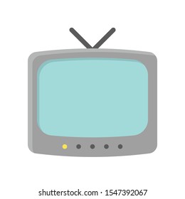 Television and technology related TV vector in flat design