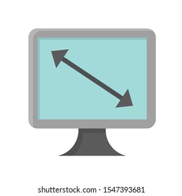 Television and technology related TV  vector in flat design