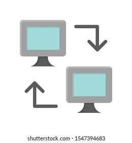 Television and technology related TV  vector in flat design