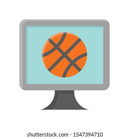 Television and technology related TV  vector in flat design