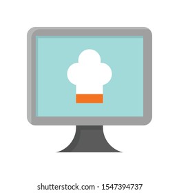 Television and technology related TV  vector in flat design