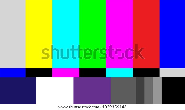 ストライプのテレビテストパターン フルhd のベクター画像素材 ロイヤリティフリー