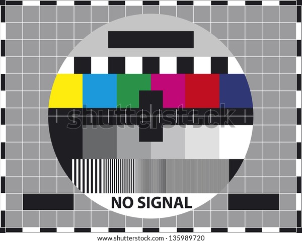 Television Test Screen Used Prove Quality Stock Vector (Royalty Free ...