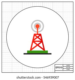 Television Tower as Broadcast Concept Icon