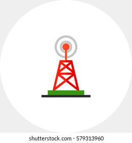 Television Tower As Broadcast Concept Icon