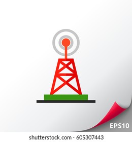 Television Tower as Broadcast Concept Icon