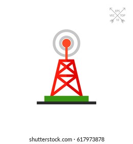 Television Tower as Broadcast Concept Icon