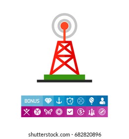 Television Tower as Broadcast Concept Icon