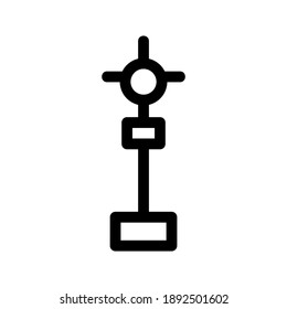 Television Tower icon or logo isolated sign symbol vector illustration - high quality black style vector icons
