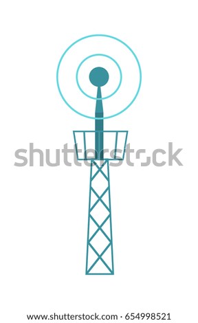 Similar – Image, Stock Photo Television tower on the horizon