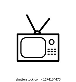 television, tv icon vector template