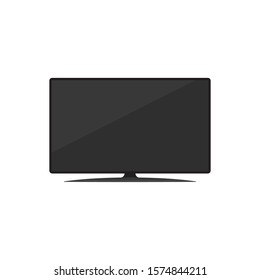 television (TV) icon with a white background
