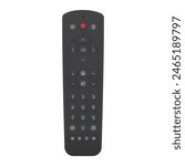 Television TV Remote Control. Editable EPS 10 vector illustration isolated on white background.