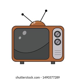 Television, tv, screen, vector, antena