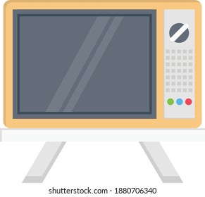 Television vector flat colour icon