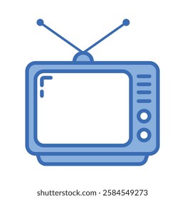 television vector flat icon design