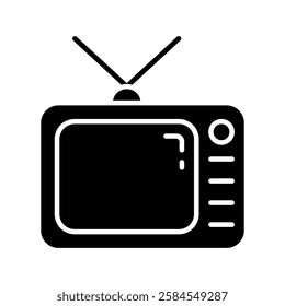 television vector flat icon design