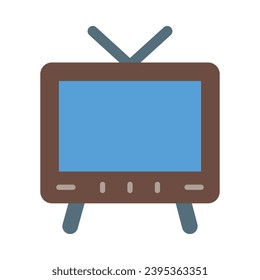 Television Vector Flat Icon For Personal And Commercial Use.
