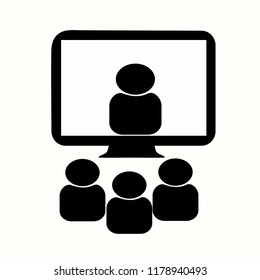 television vector icon