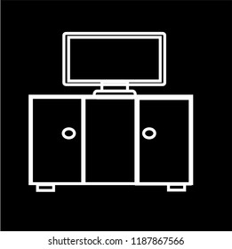 TELEVISION VECTOR ICON