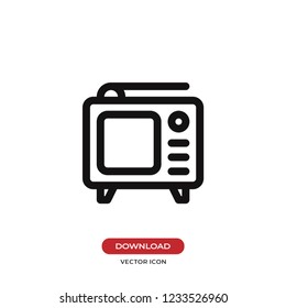 Television vector icon