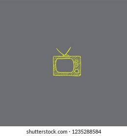 Television vector icon