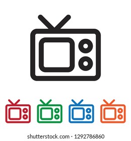 Television vector icon