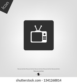 Television vector icon