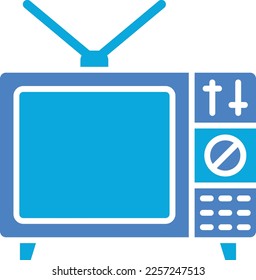 Television vector icon. Can be used for printing, mobile and web applications.