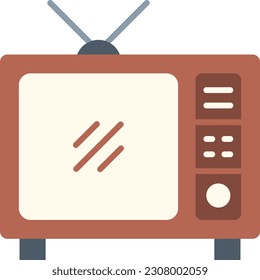 Television vector icon. Can be used for printing, mobile and web applications.