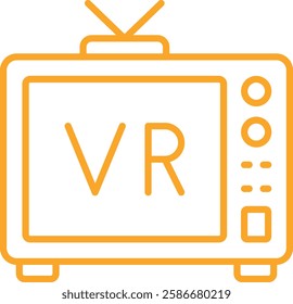 Television vector icon. Can be used for printing, mobile and web applications.