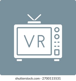 Television vector icon. Can be used for printing, mobile and web applications.