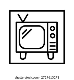 Televisão Vetor Ícone Design Trendy