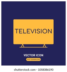 Television Vector Icon Illustration