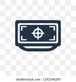 Television vector icon isolated on transparent background, Television transparency concept can be used web and mobile