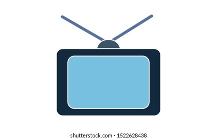 
Television vector icon. Simple flat symbol. Perfect  pictogram illustration on white background.
