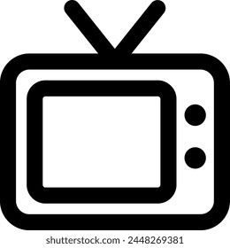 elemento de activo de Ilustración vectorial televisiva