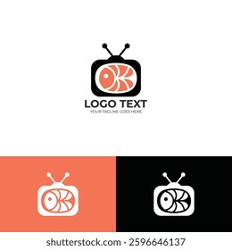 Television vector Logo design template