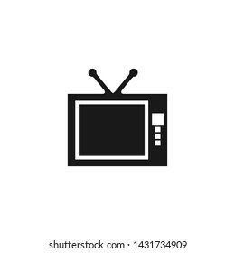 Television Vintage Icon Logo Vector