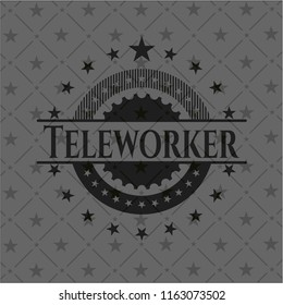 Teleworker dark emblem