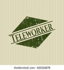 Sello de goma de teleobrero