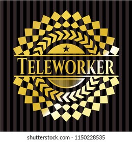 Teleworker shiny badge