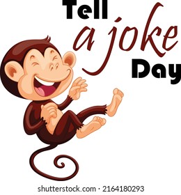 Tell A Joke Day Vector Design