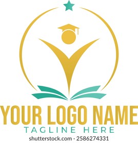 Tell your institution's academic history and expertise with our free education logo templates you can customize and download