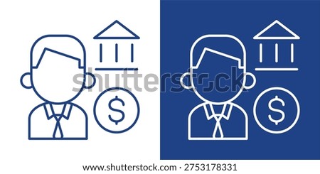 Teller Blue And White Icon Style Collection