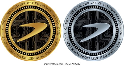 tellor-trb coin vector illustrations. 3d illustration