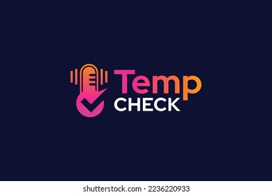 Temp Check Logo Design Template