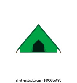 Icono temporal. Tienda de turismo. Ilustración vectorial.
